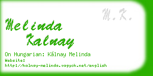 melinda kalnay business card